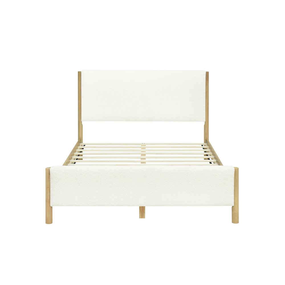Christopher Knight Home - Elias Modern Boucle Upholstered Bed with...