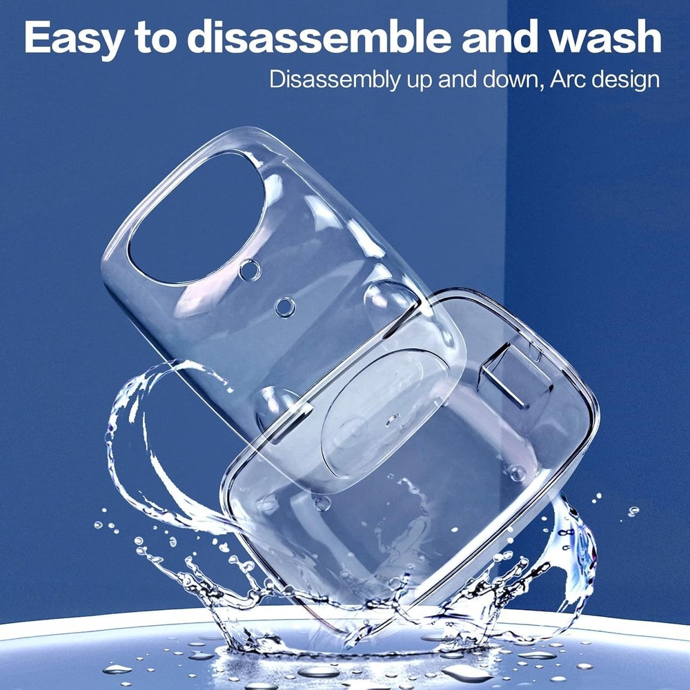 Compact Hamster Sand Bath Container - Easy to Clean, Detachable Design (S)