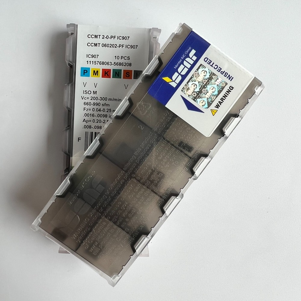 10Pcs/BOX Iscar CCMT060202-PF IC907