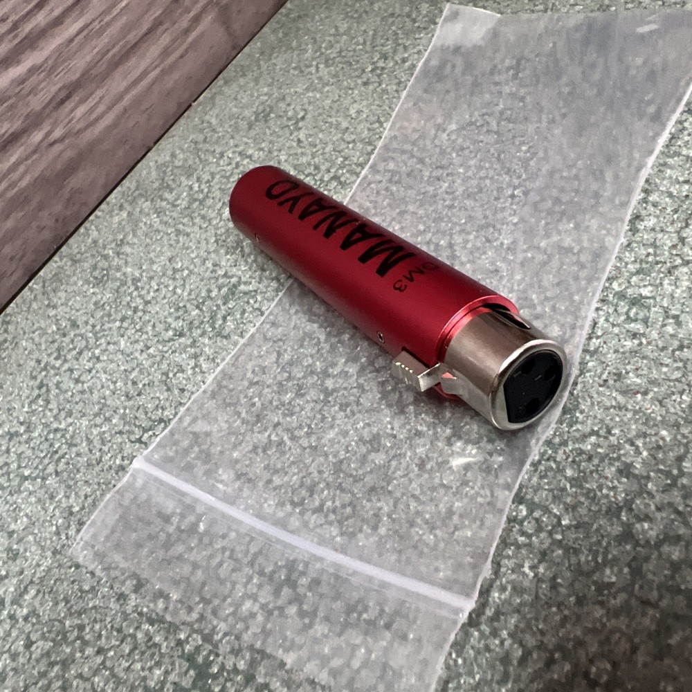 Manayo DM3 Dynamite Active Inline Microphone Preamplifier Red Studio Vocal