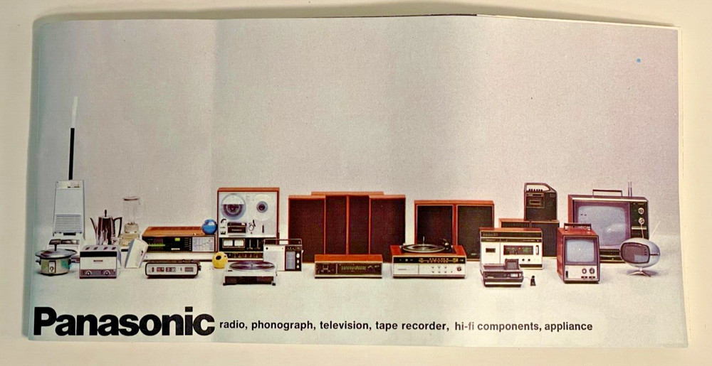 VINTAGE PANASONIC CATALOG BOOKLET MINI COMPLETE LINE  75 Pages