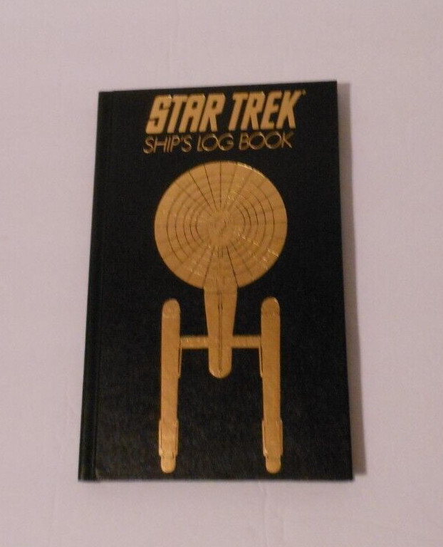 STAR TREK Ship's Log Book Unused