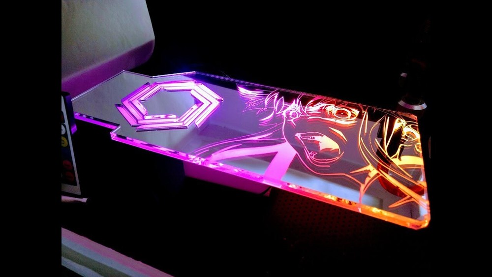 Custom Pic ARGB Mirrored GPU Backplate Mirrored GPU Side Panel Gaming PC Case