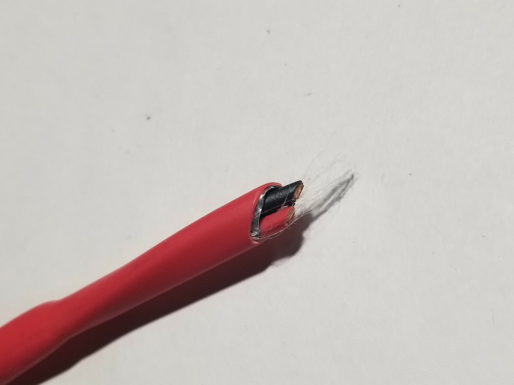 Southwire Genesis 4608 14/2C Solid Shielded Plenum Fire Alarm Cable Red /50ft