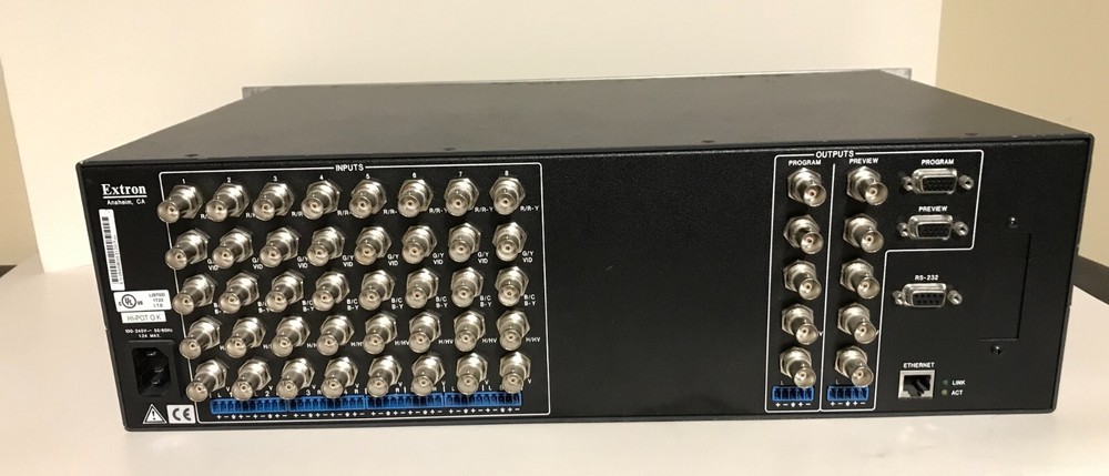 Extron ISS 108 Integration Seamless Video Switcher - 8 Component In