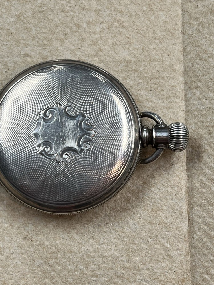 vintage elgin silver pocket watch