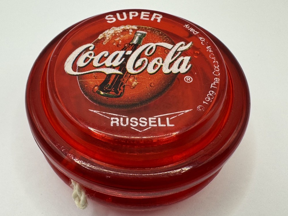 Russell Spinner Yo-Yo - Coca-Cola ‘Super’ + Stand.