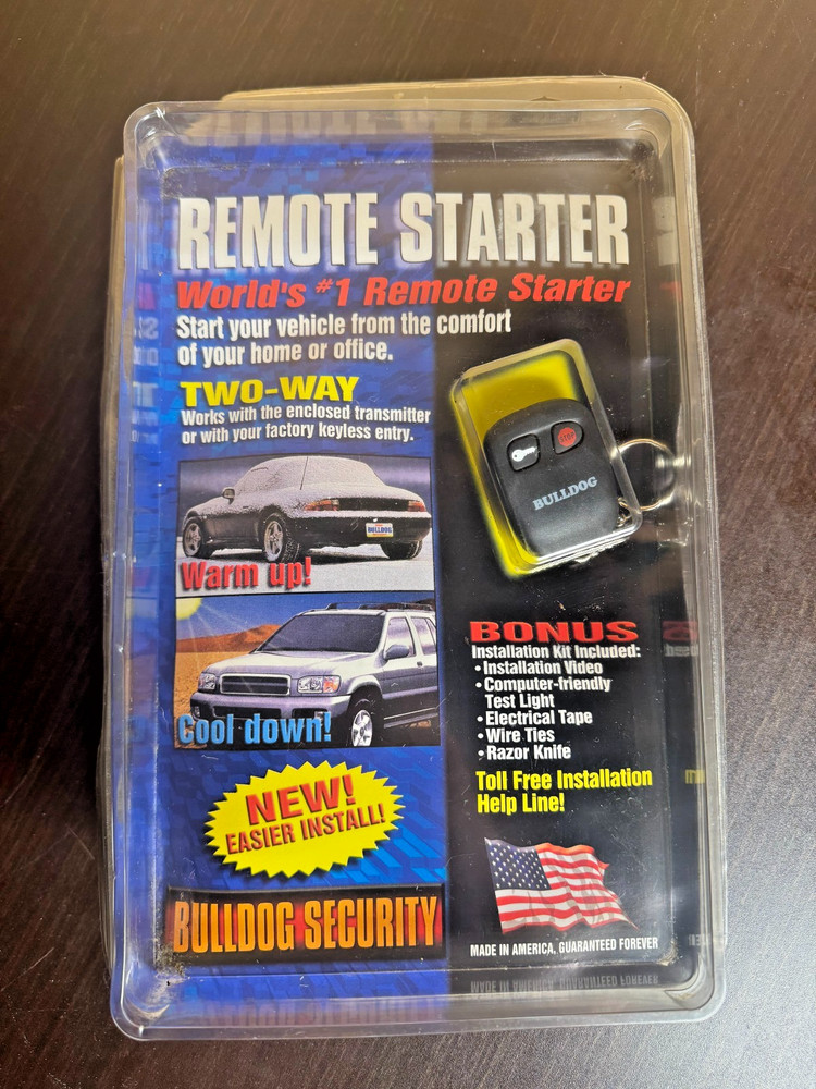 Bulldog Security RS82I Remote Starter 2-Way Car Start System NIB