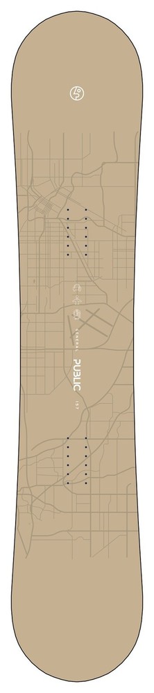 Public General Public Snowboard, 157cm