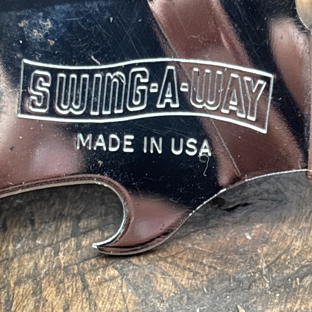 Swing Away Can Opener Transparent Brown Handle
