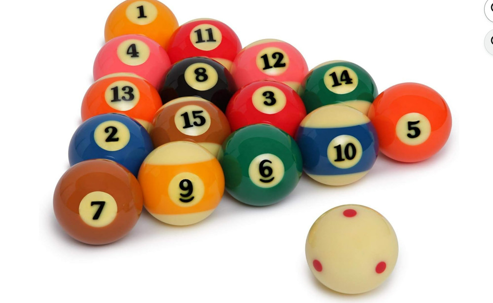 Aramith Super Pro Cup TV Pool Ball Set 2 1/4"