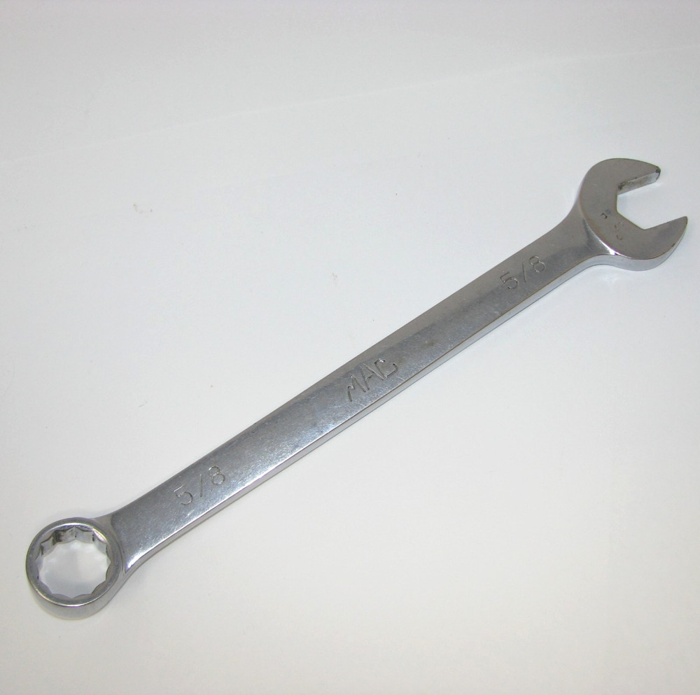 MAC TOOLS CL202, 5/8" COMBINATION WRENCH, 8" LONG, 12 POINT