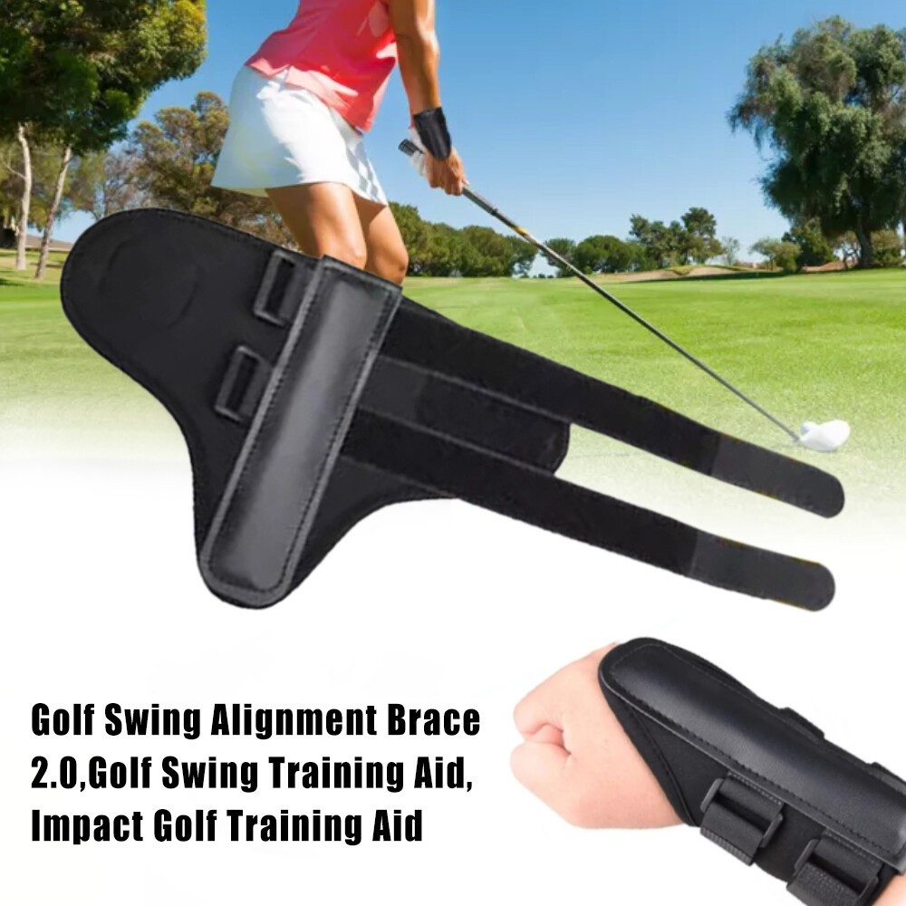 Golf Swing Training Aid,Impact Golf Training Aid,Golf Swing Alignment Brace 2.0