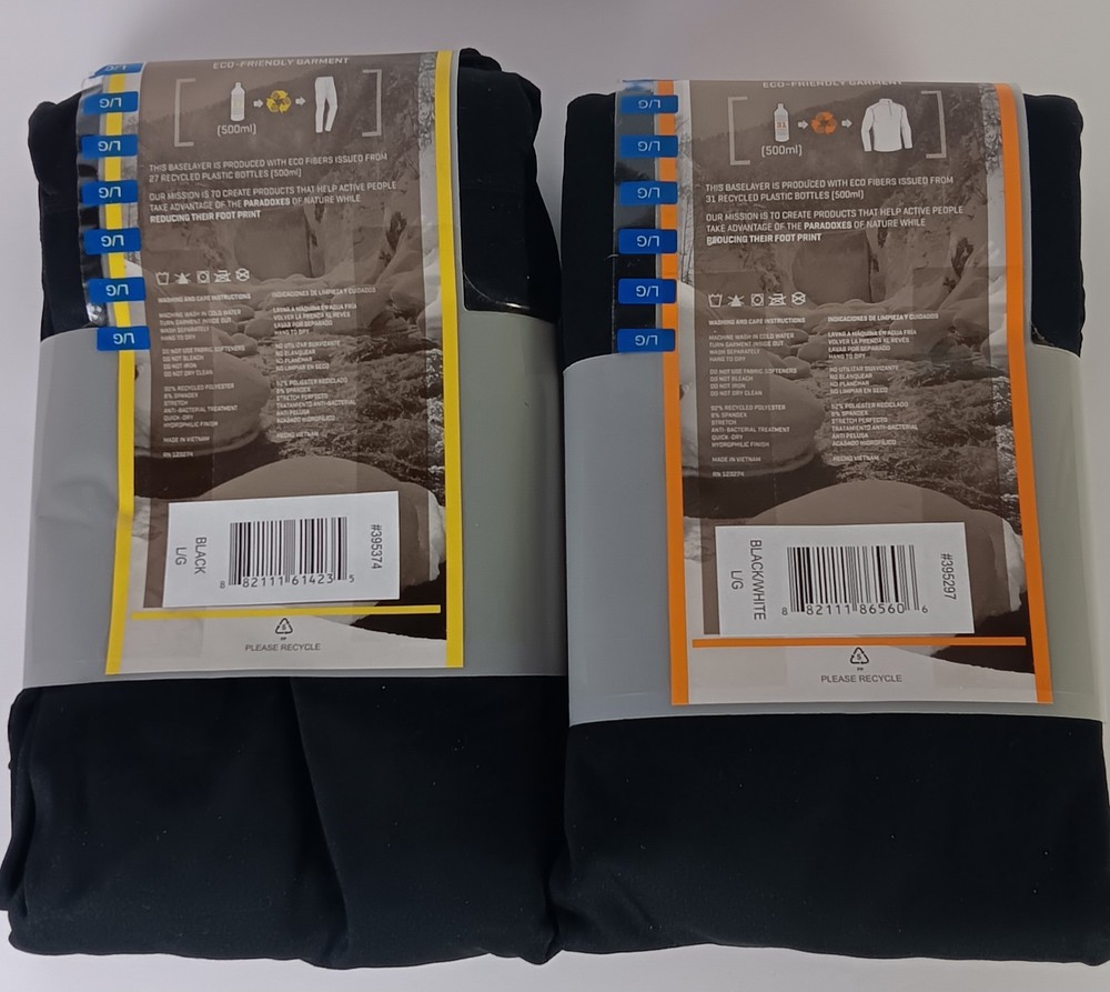 Paradox Beyond Limits Eco-Friendly Base Layer Set Men's L Pullover & Pants NIP