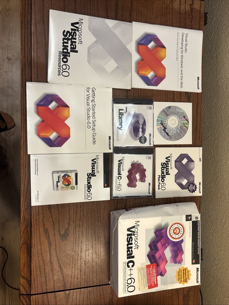 Open Unused Microsoft Visual C++ 6.0 Professional Edition 1999 CD-ROM Windows