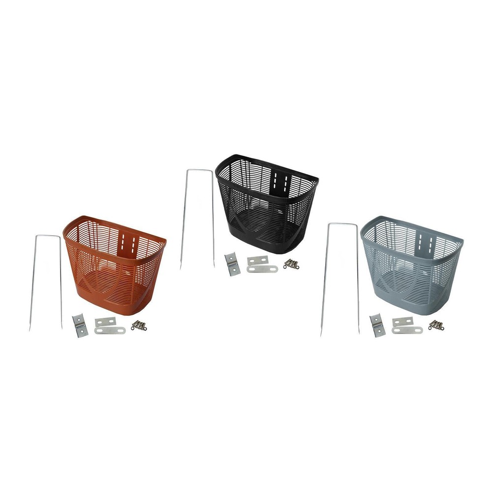 Front Bike Basket Container Mounting Hardware with Bracket,Bicycle Basket