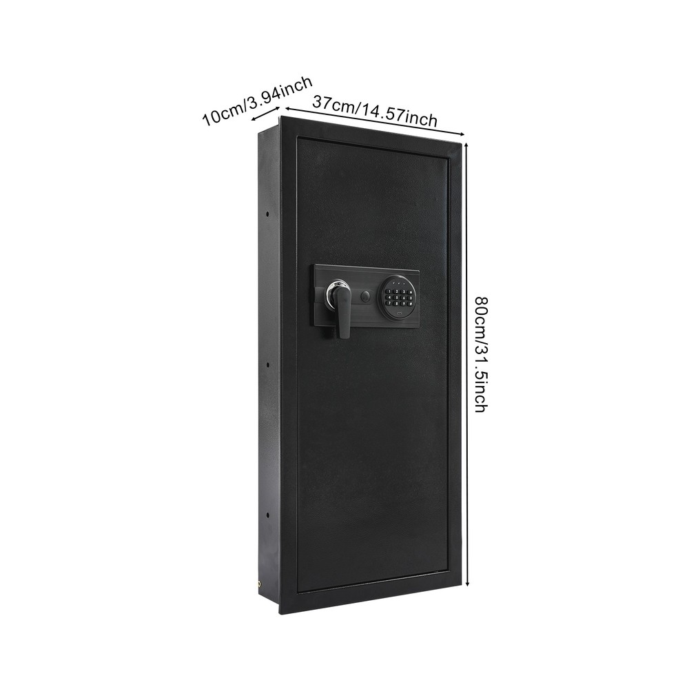 Modern Rectangular Wall-mounted Safe Hidden Embedded Wall Password Safe Case