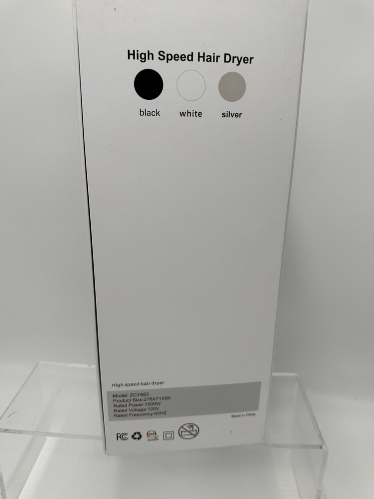 Brushless Hairdryer With Diffuser Attachment, New