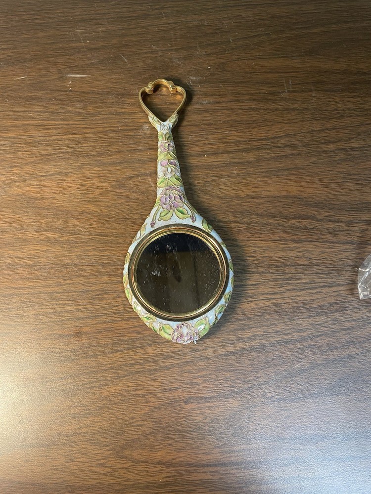 Stunning Cloisonné Hand Mirror