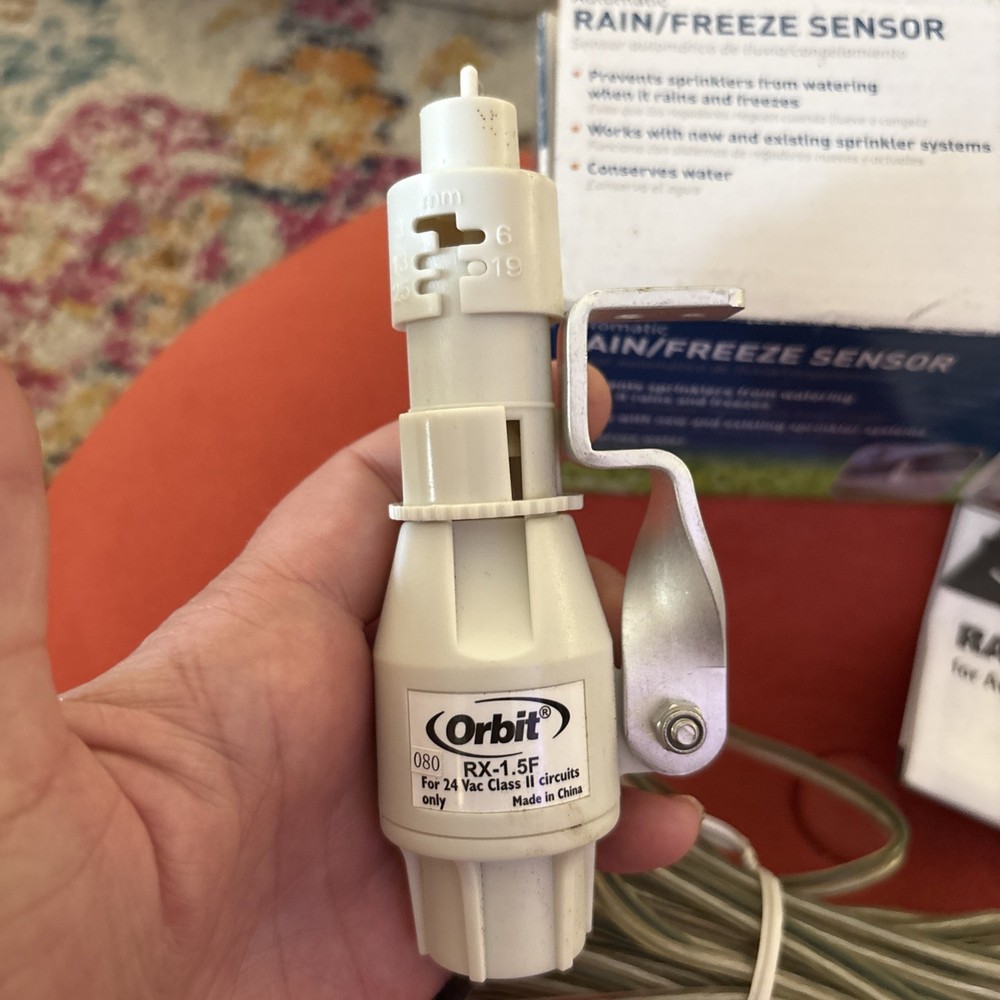 ORBIT Rain Freeze Sensor Automatic Universal White Hard Wired 57069