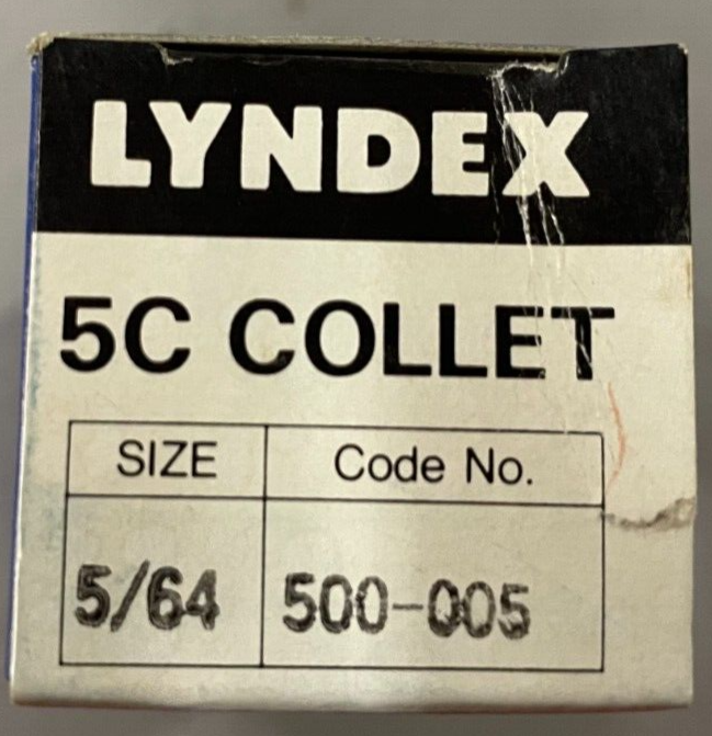 Lyndex 500-005 5/64 5C Round Collet