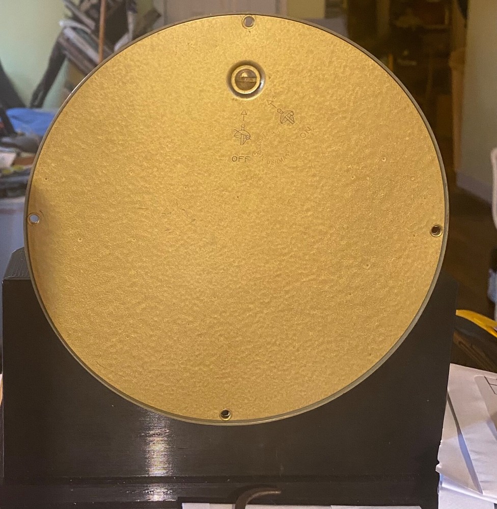 Schatz Brass German Ships Bell Clock 6" diameter