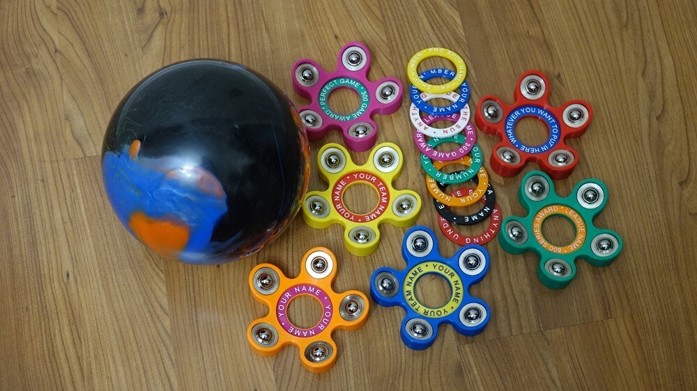 NEW VERSION Bowling Ball Rotating Cup Stand V.1.0 - Personalized