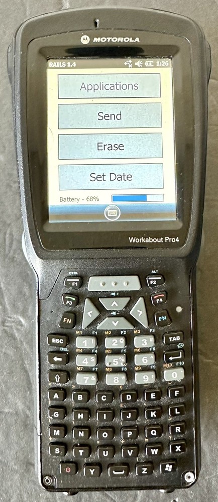 Motorola Workabout Pro4 7528X Barcode Scanner Base Charger Battery Handheld