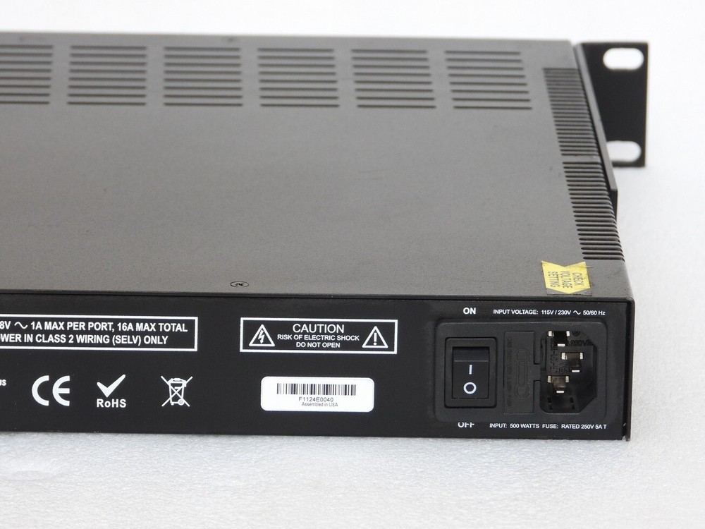 NETWORK VIDEO TECHNOLOGIES NV-16PS10-PVD POWER SUPPLY CABLE INTEGRATOR HUB
