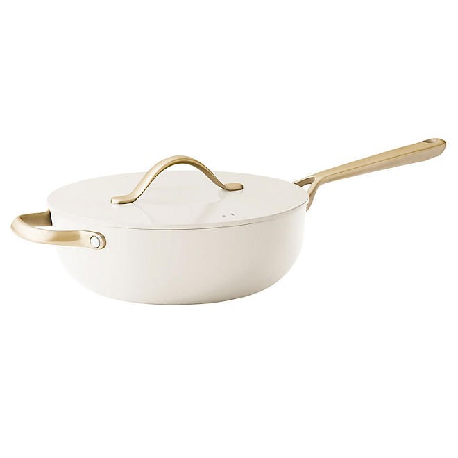 Member's Mark 11-Piece Modern Ceramic Cookware Set (Assorted Colors)