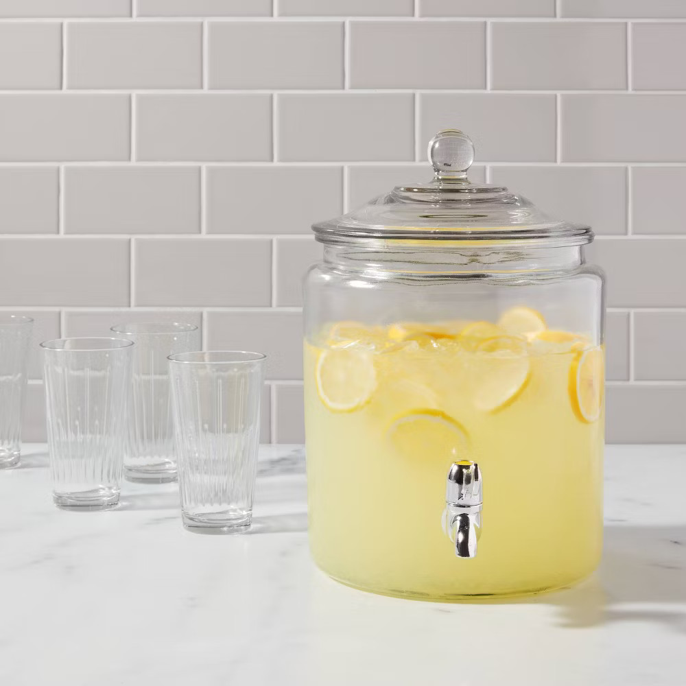 8qt Glass Beverage Dispenser - Threshold