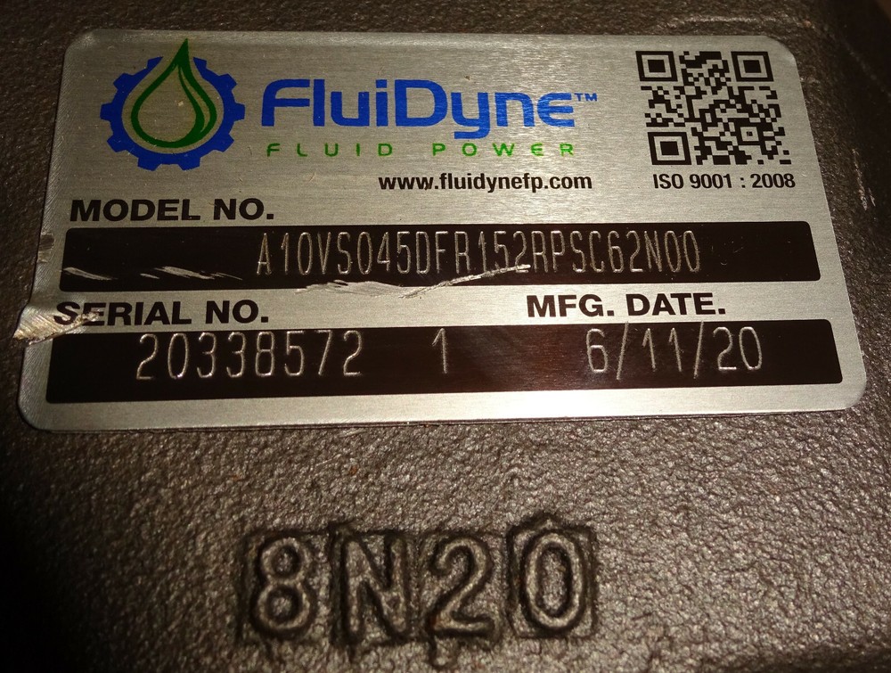 FluiDyne A10VSO45DFR/52RPSC62N00 Variable Displacement Pump NEW