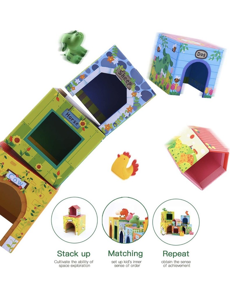 Jar Melo Stacking Cubes Developmental Toys 18 Month