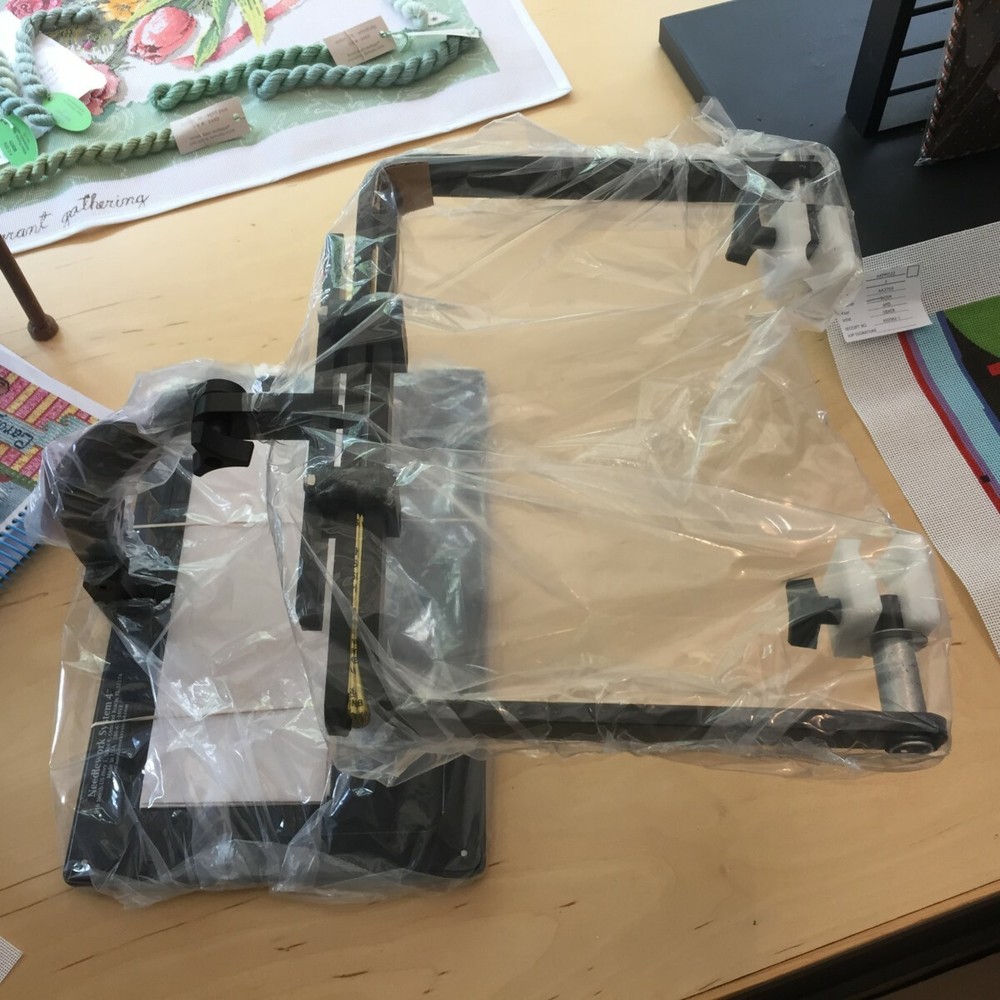 Needlework System 4 Lap Table Stitching Stand with Q-Snap Clamp attachment