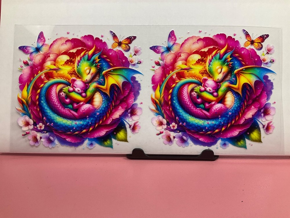 UvDtf Dragon Theme Wraps