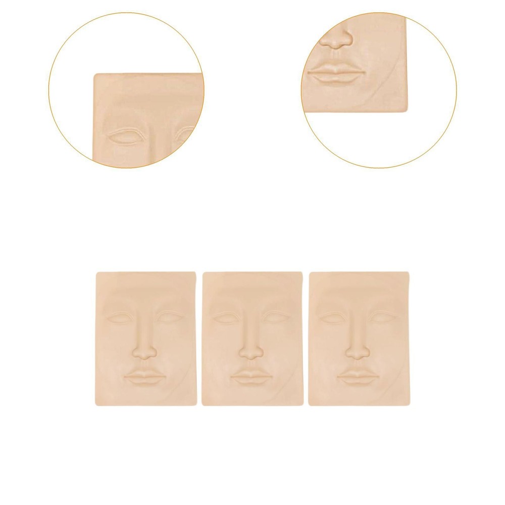 3 Pieces Makeup Practice Skin Practice Face Permanent Makeup