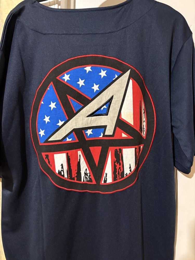 Anthrax baseball jersey 2013 tour issued XL