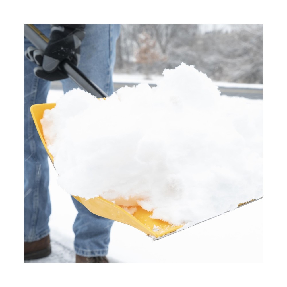 True Temper 18" Poly Folding Snow Shovel, Convenient Storage, Collapsible, Co...