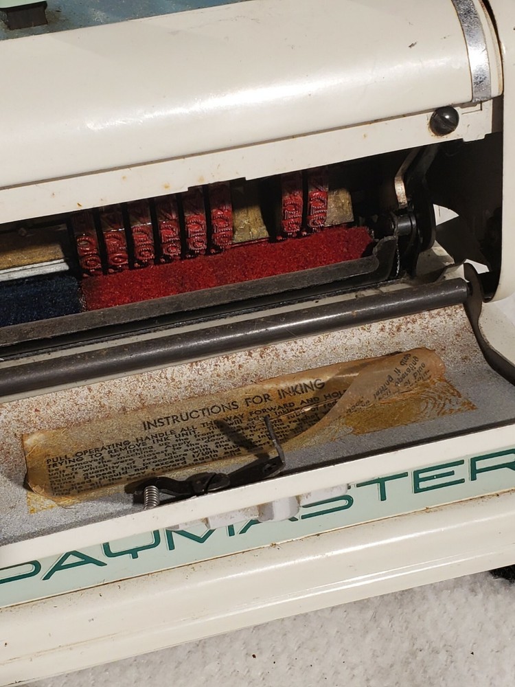 Vintage Paymaster Check Writing Machine Series 700