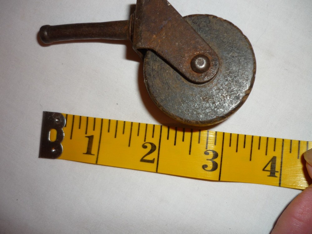 Vintage Large Wooden Castor