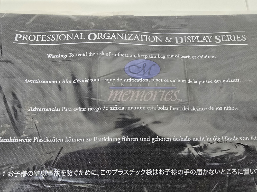 Creative Memories Professional Organization Sticker Display Container
