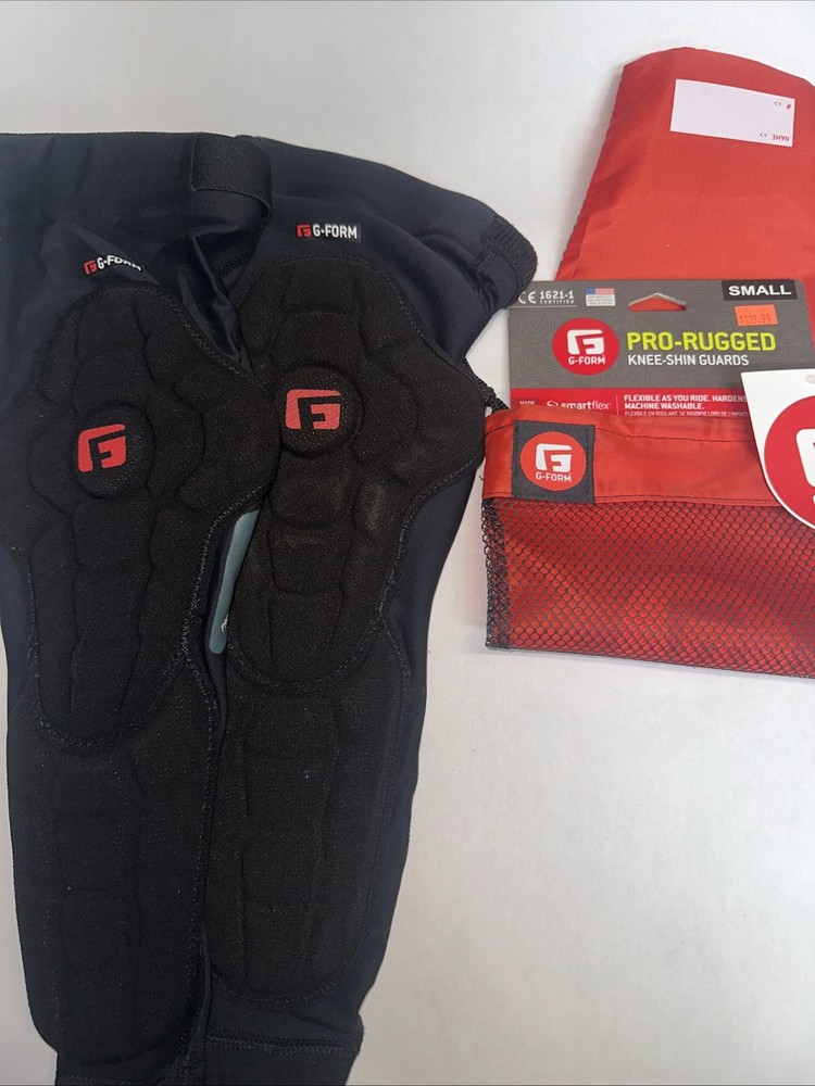 G-Form Pro Rugged Knee-Shin Guards Black Small
