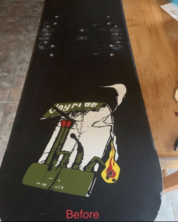 Snowboard Top Sheet Polish & Protectant