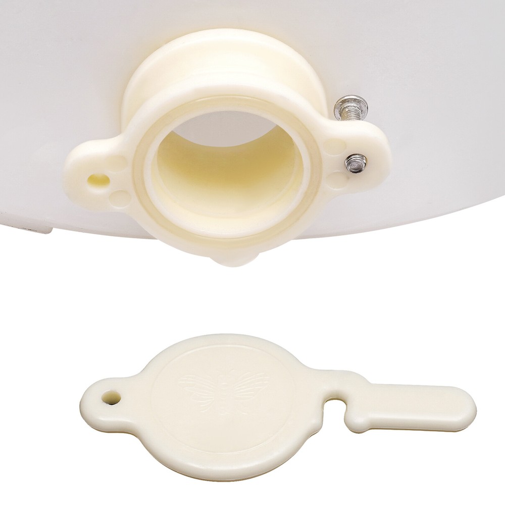 Manual Use Spinner Beekeeping Equipment Plastic White 2 Frame Honey Extractor