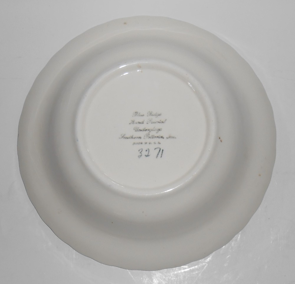 Blue Ridge Pottery Barbara Blue Vegetable Bowl