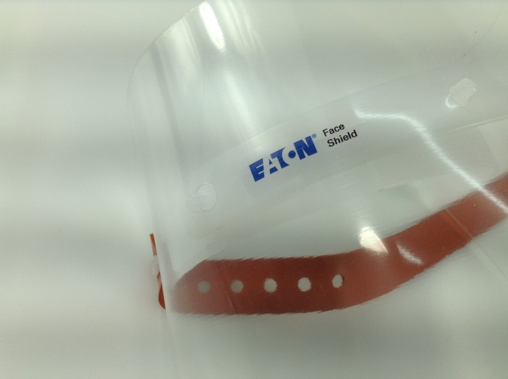 3 Eaton Heavy Duty Arc Flash Face Shields. NEW. PPE