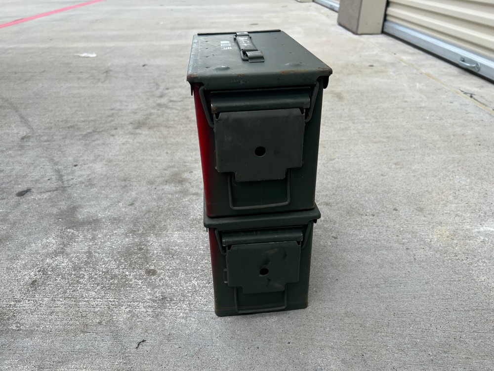 2-Pack  US Military ammo can M2A1/M2A2