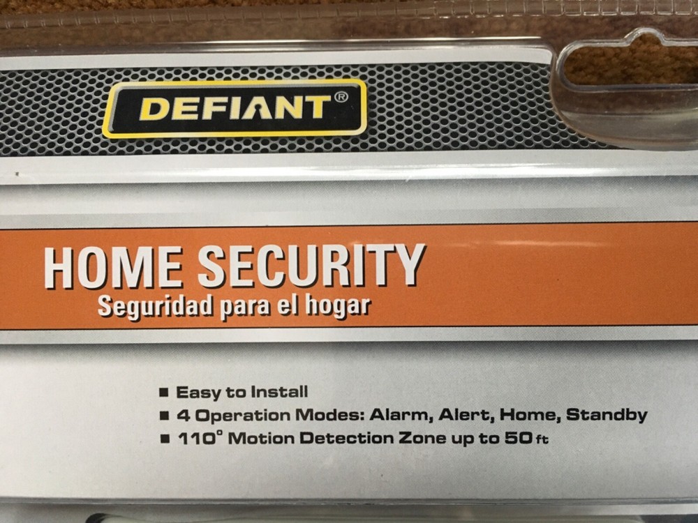 Defiant Wireless Home Security System NO Bluetooth/Internet connection required