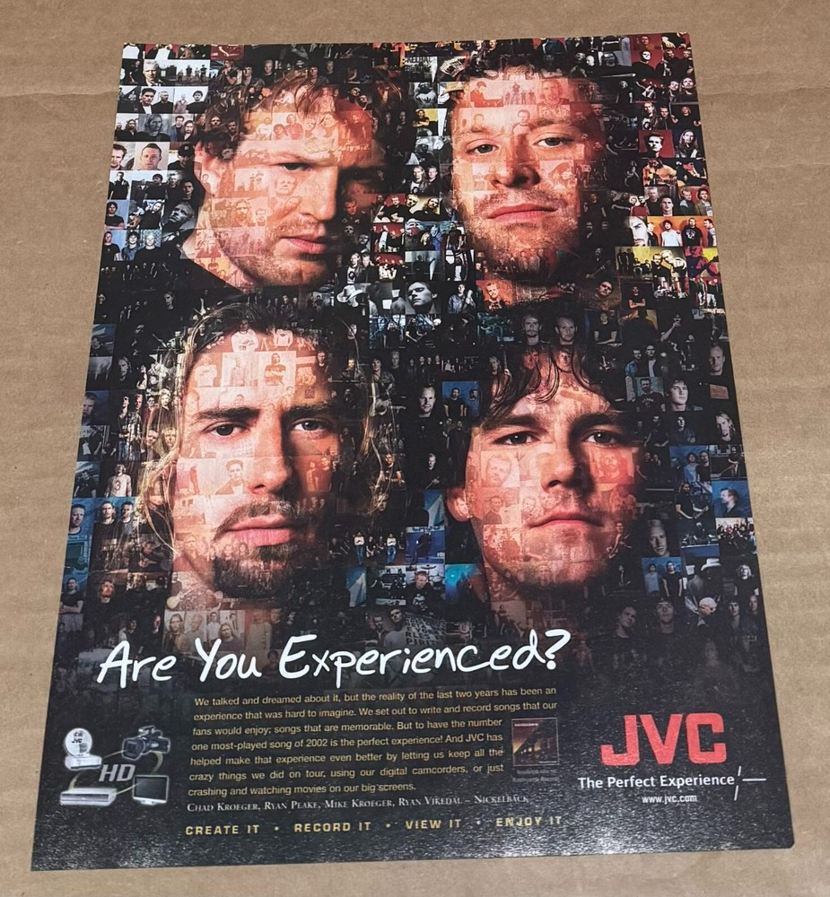 JVC Recorders - NICKELBACK  - 2003 Print Advertisement