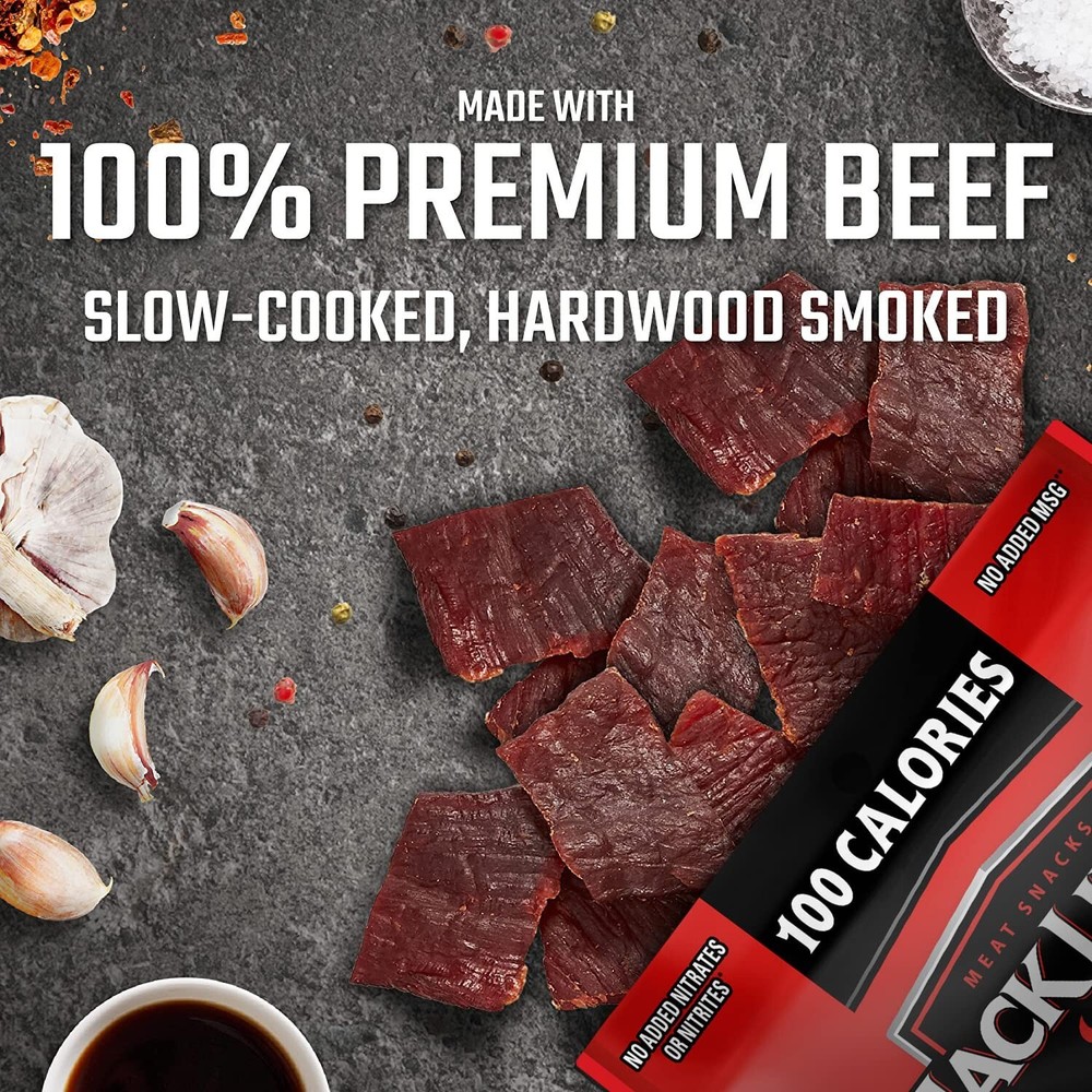 Jack Link's Beef Jerky Variety Pack - Includes Original, Teriyaki, and Pepper...